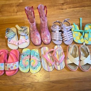 Toddler girls shoe bundle size 8 8 pair